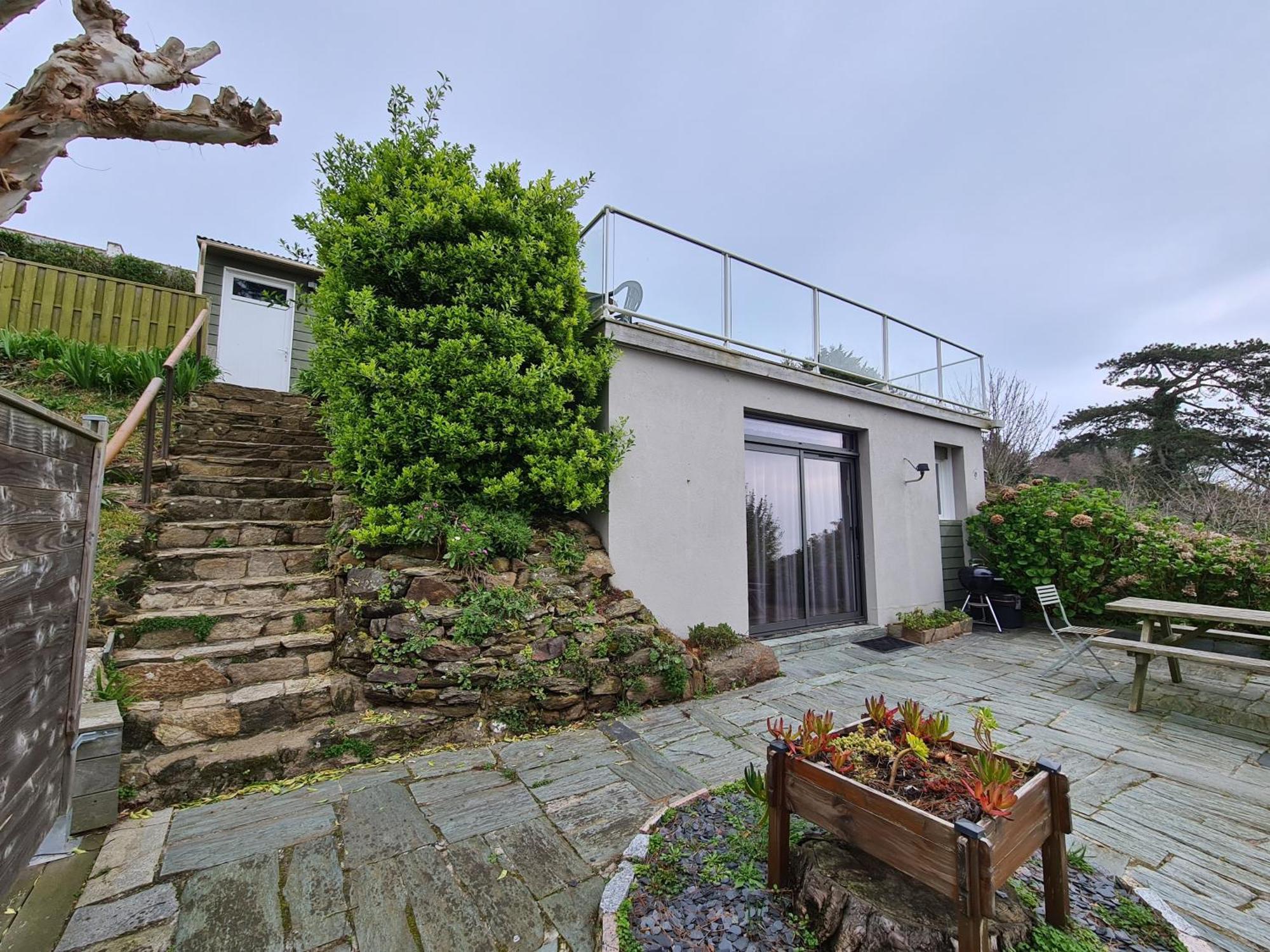 Jardin Sur L'Eau - Appt Vue Mer Cancale Exterior photo